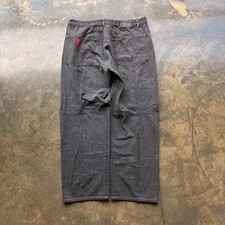 Marithe Francois Girbaud Baggy Jeans Faded Black Denim Mens 40 Vintage 90s Y2K
