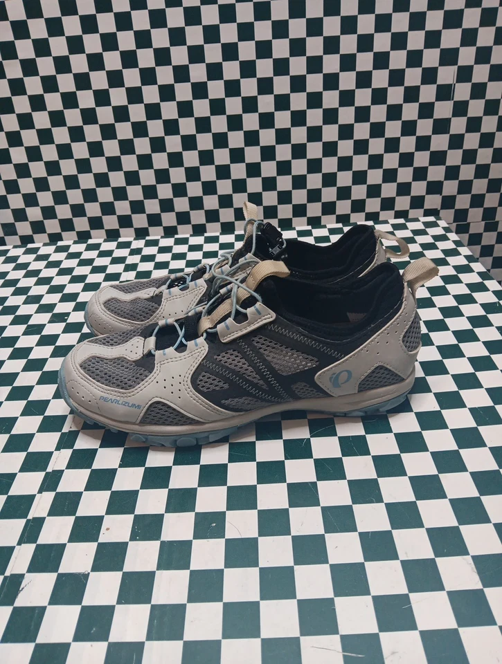 Botines Pearl Izumi X-ALP Drift IV Ciclismo SPD Caminables Blanco Azul EE. UU. 13-13,5 Foto 2 de 4