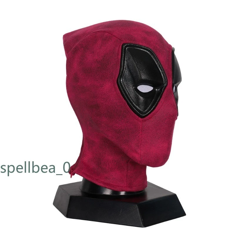 Deadpool 3 Red Men's Mask Wade Wilson Cos Prop Mask W/ Face Shell Christmas Gift - Image 3 of 4