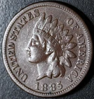 1885 INDIAN HEAD CENT - VERY FINE VF
