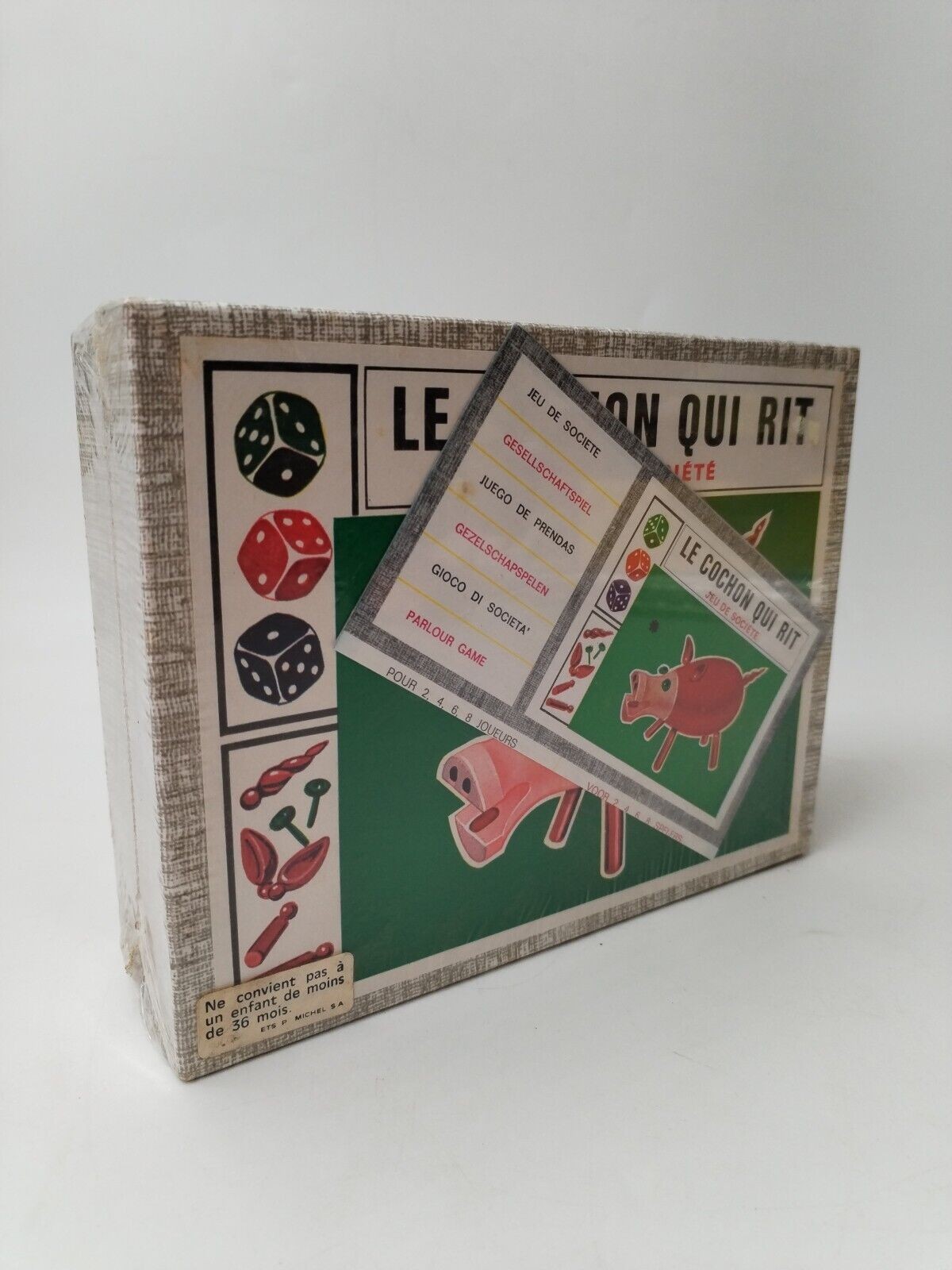 Jeu ancien Le Cochon Qui Rit sous blister le cadeau idéal pour collectionneur