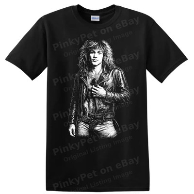 Jon Bon Jovi Rock Legends Tribute T Shirt Classic Portrait Tee