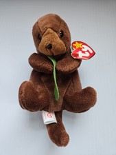 Ty Beanie Babies Seaweed The Otter DOB 3/19/96 With Tags Style 4080