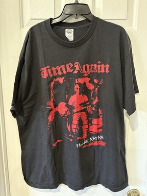 VTG 2006 Rare HTF Time Again  Fallen Nation  T-shirt XL 100% Pre Shrunk Cotton