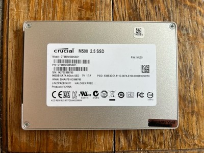 Crucial M500 SSD 960GB (ca. 1TB) 2,5'' intern SATA