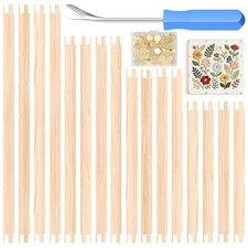 16 PCS Stretcher Bars for Needlework - 4 Sizes Wooden Splicing Canvas - Canvas