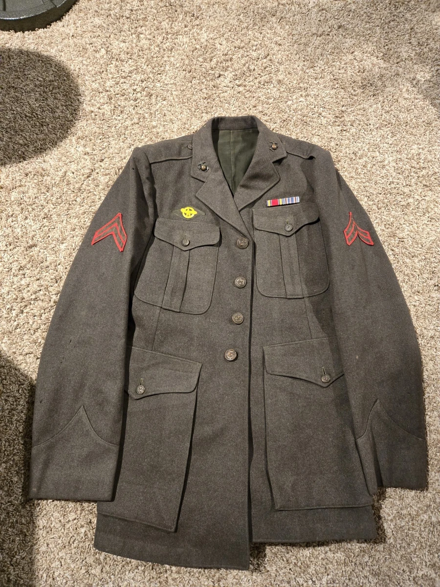 Usmc Jacket In Original Ww2 Collectible Us Uniforms for sale | eBay