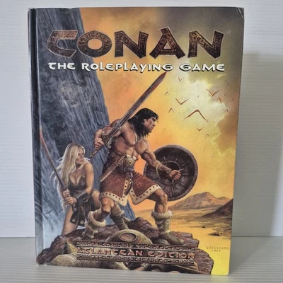 Conan The Roleplaying Game Atlantean Edition RPG Guide Gamebook Vtg 2003 HC - Image 1 of 4