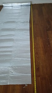 Silver Reflective Bubble Insulation Roll R3 Foam/Aluminum for Window 40in×9.8ft