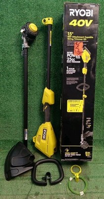 RYOBI 40V 15''inch Expand-It Cordless Battery String Trimmer - Tool Only, NEW OB