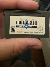 Final Fantasy 1 and 2 Dawn of Souls Gameboy Advance GBA 2004, Cartridge Only