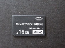16GB Memory Stick Pro Duo MagicGate Mark2 for Sony cameras PSP TESTED MSMT16G