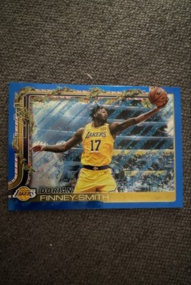 2025-26 Topps Holiday Dorian Finney-Smith | Metallic Blue Glitter H118