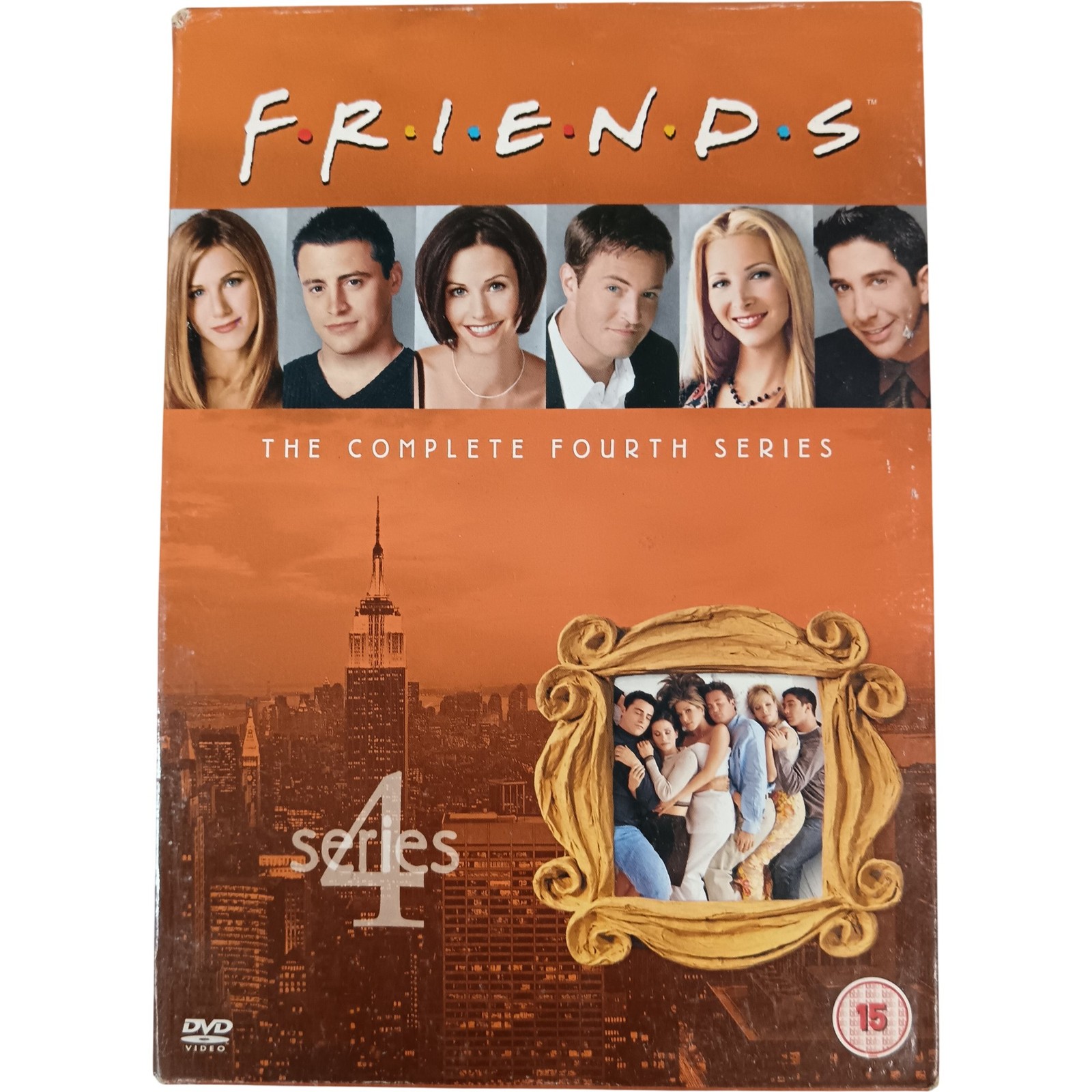 Friends Season 4 DVD Box Set Complete Series 3 Discs Warner Home Video TV Comedy