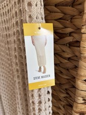 Steve Madden Ladies Crochet Skirt Size Medium Beige
