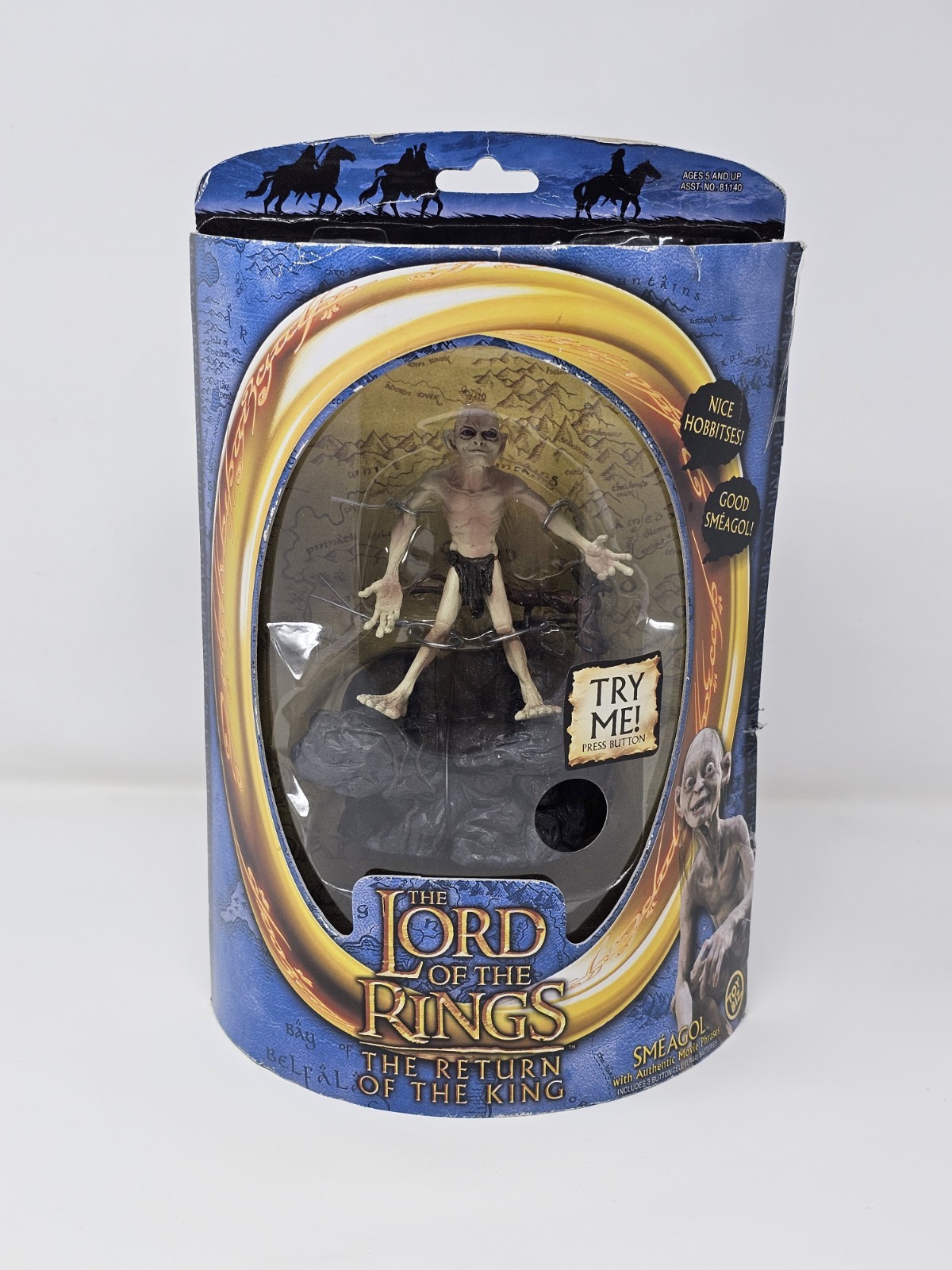 Lord of the Rings Talking Sméagol Figure – ToyBiz – Return of the King – New