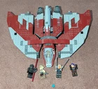 LEGO Star Wars: Ahsoka Tano's T-6 Jedi Shuttle 75362 W/ MINIFIGURES 99% COMPLETE