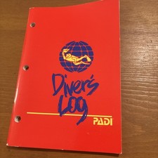 PADI Diver s Log Booklet 1991 NEW Unused Free Shipping