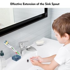 Faucet Extender for Kids Sink Tap Extension Bathroom Kitchen Easy Install