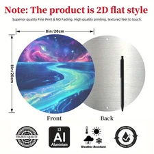 Colorful Butterfly Round Art - Vintage Durable Cafe Decor