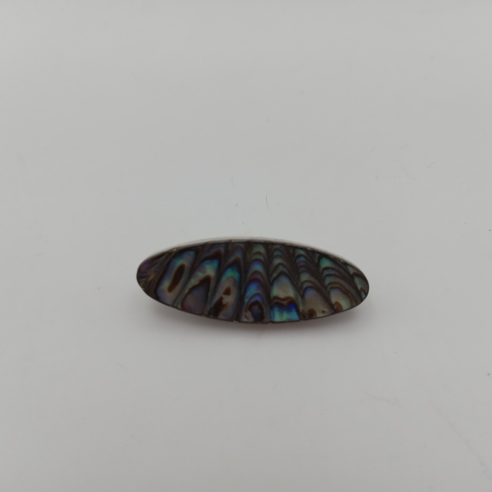 Solid 925 Sterling Silver Abalone Shell Vintage B… - image 5