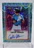 2025 Leaf Vivid Baseball Carter Johnson Marlins Teal Auto 8/10