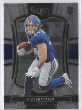 2025 Panini Select - Premier Level Cam Skattebo #195 (RC)