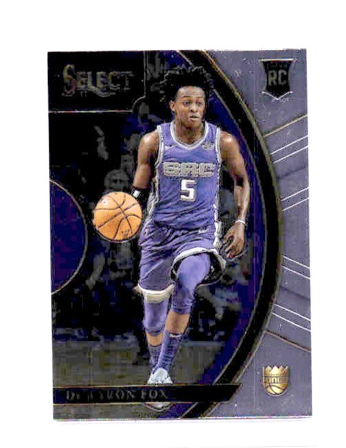 2017-18 Select De Aaron Fox RC Rookie Concourse #49 Kings