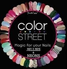 Color Street Nail Strips **JELLY + NEON** ***LARGE Assortment Of Colors!!!***