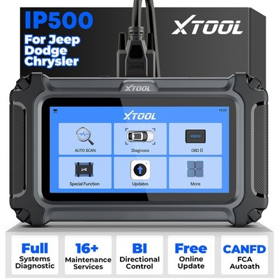 XTOOL IP500 OBD2 Scanner Full System Diagnostic Tool for Dodge Jeep Chrysler Car
