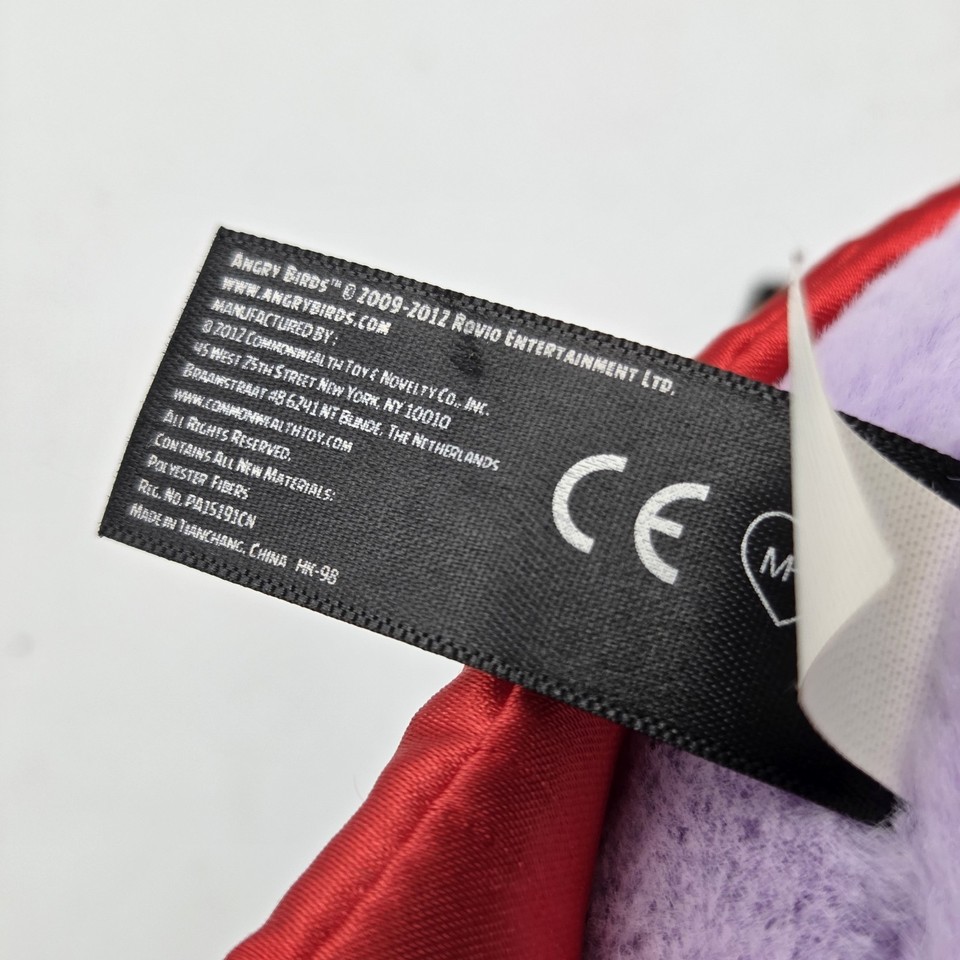 Angry Birds Space Lazer Bird Plush Toy Purple Red Cape Good Stuff Toys ...