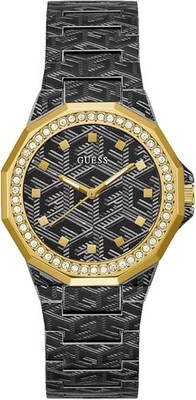 Guess GW0597L1 Misfit Damen Armbanduhr Analog 38mm Schwarz/ Gold