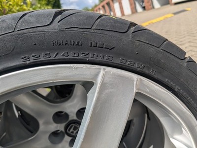 Original Honda Acord Komplette Radsatz 18 Zoll mit Sommerreifen 4x