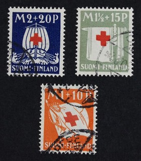 CKStamps: Finland Stamps Collection Scott#B2 B4 Used
