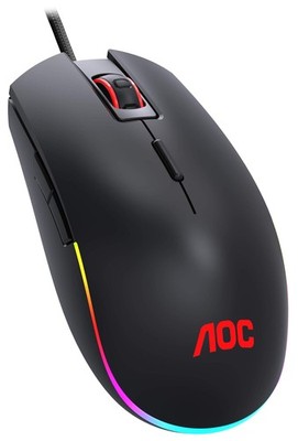AOC GM500 RGB Gaming Maus 5000 DPI | 1ms | Omron Switches | PC Gaming