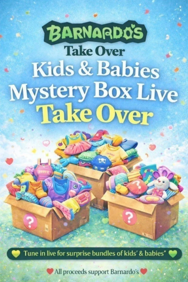 Barnardo's Take Over Mystery Children's Preloved Boxes Live £1 Start Auctio