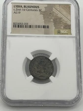 Ancient Greek Coin – Lydia, Blaudus (Asia Minor, c. 2nd–1st Century BC) NGC