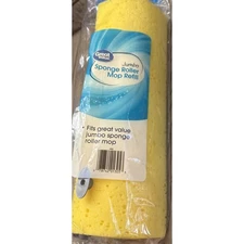 Great Value JUMBO Sponge Roller Mop Refill Brand New in Package