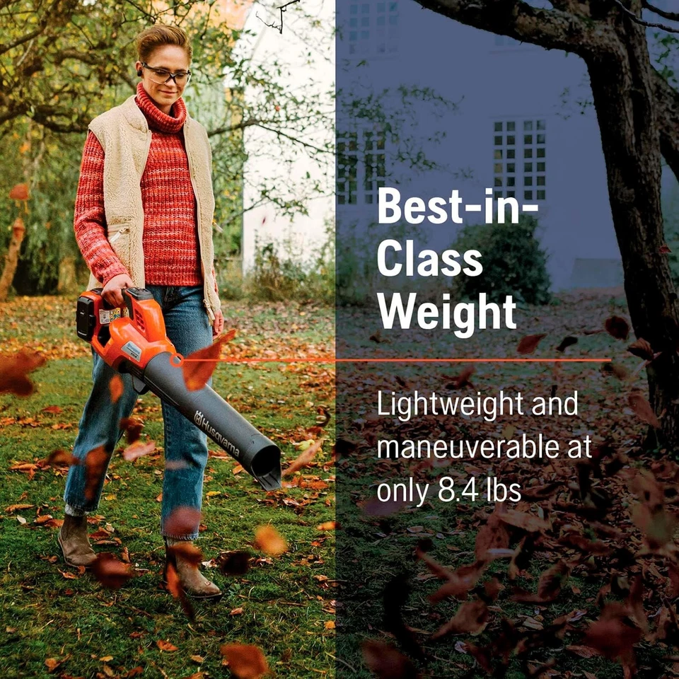 Soplador de hojas Husqvarna 230iB 650 CFM a batería batería batería y cargador incluidos Foto 4 de 4