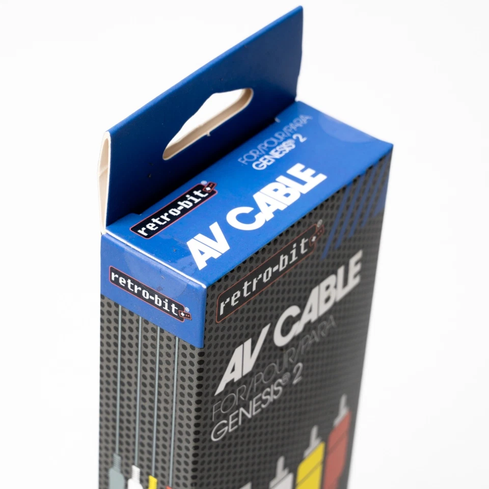 Retro Bit Composite AV Cable for Sega Genesis 2 Console - Image 3 of 4