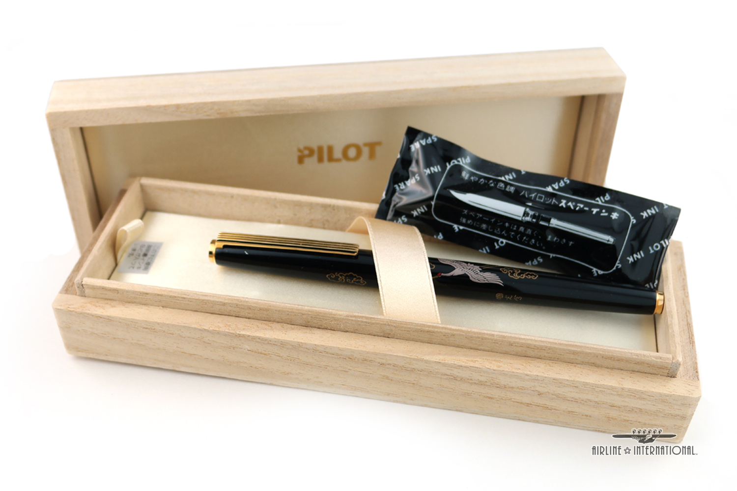 Pilot Vintage Nippon Art Hiramaki-e Tsuru (Crane) Fountain Pen | eBay
