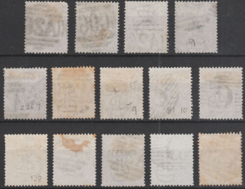 1876/79 SG140/141 21/2d ROSY MAUVE WMK ORB PLATE SET 3 - 16 USED ABROAD FINE - Picture 2 of 2