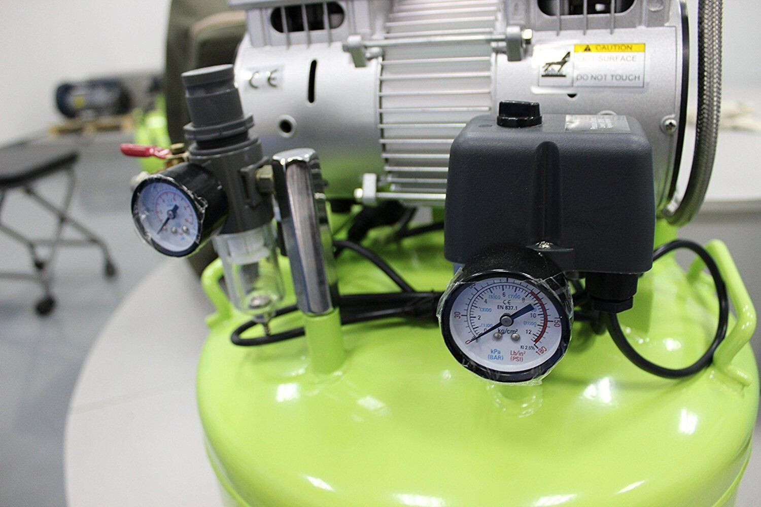 40L Low Noise Silent Oil Free Air Compressor GA-81 One for Two Dental Chair US