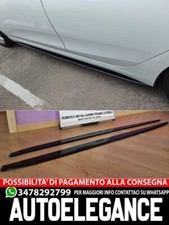 FIAT TIPO 2014+ FLAPS Unter Minigonne ABS / Kunststoff Schwarz Glänzend