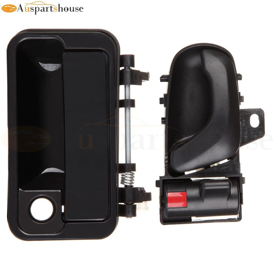 For Chevy Sprint Pontiac Firefly 89-94 2x Front Left Door Handles Interior Outer Foto 3 de 4