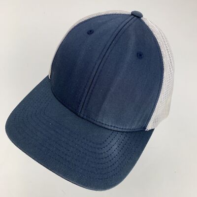 Lids Brand Blank Blue White Ball Cap Hat Fitted One Size Baseball