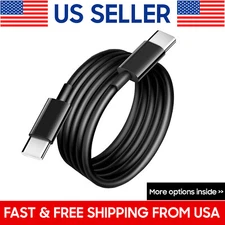 USB-C to USB-C Cable Fast Charger lot Type C Charging Cord For iPhone 15 Pro Max