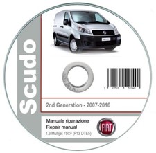 Fiat Scudo - Peugeot Expert - Citroen Jumpy (2007-16) manuale officina su cd
