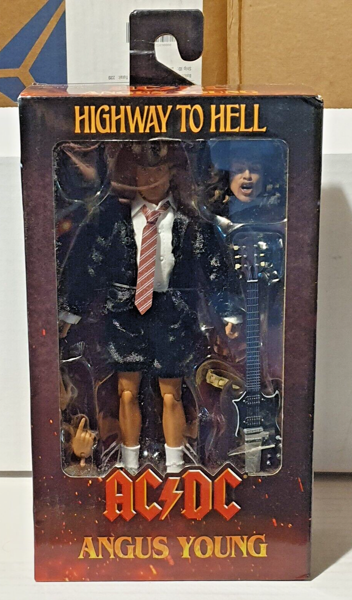 Figurine NECA AC/DC – Angus Young – 18 Cm – Highway To Hell – Rock Star – NEUVE