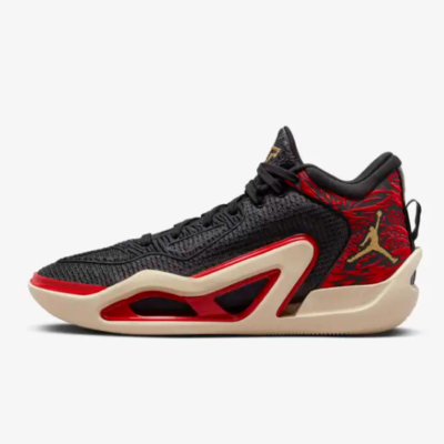 Nike Tatum 1 Black / University Red Shoes 'Zoo' (DX6734-001